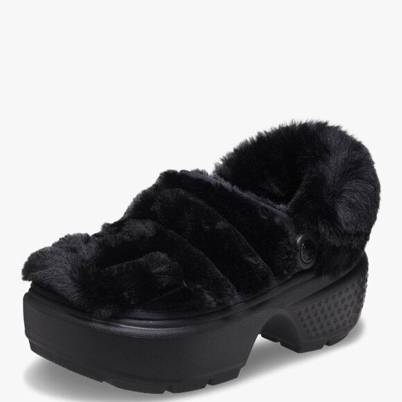 Fur Platform Crocs - Picture 2 of 4